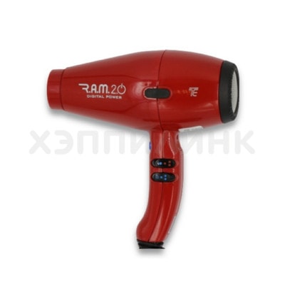 Профессиональный фен TecnoElettra Ram 2.0 Digital Power Red