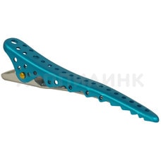 Парикмахерские зажимы Y.S.Park Shark Clip YS-13*2 (2 шт.) светло-голубой металлик