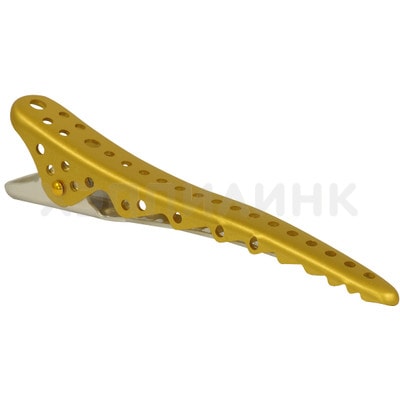 Зажимы Y.S.Park Shark Clip YS-27*2 (2 шт.) золотой металлик
