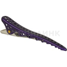 Парикмахерские зажимы Y.S.Park Shark Clip YS-18*2 (2 шт.) пурпурный металлик
