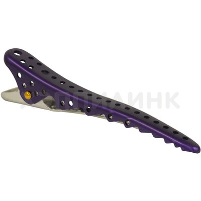 Зажимы Y.S.Park Shark Clip YS-18*2 (2 шт.) пурпурный металлик