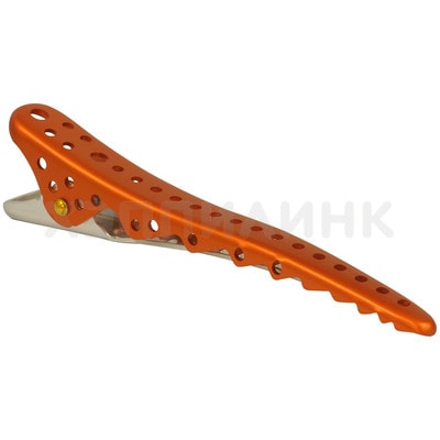 Зажимы Y.S.Park Shark Clip YS-28*2 (2 шт.) оранжевый металлик